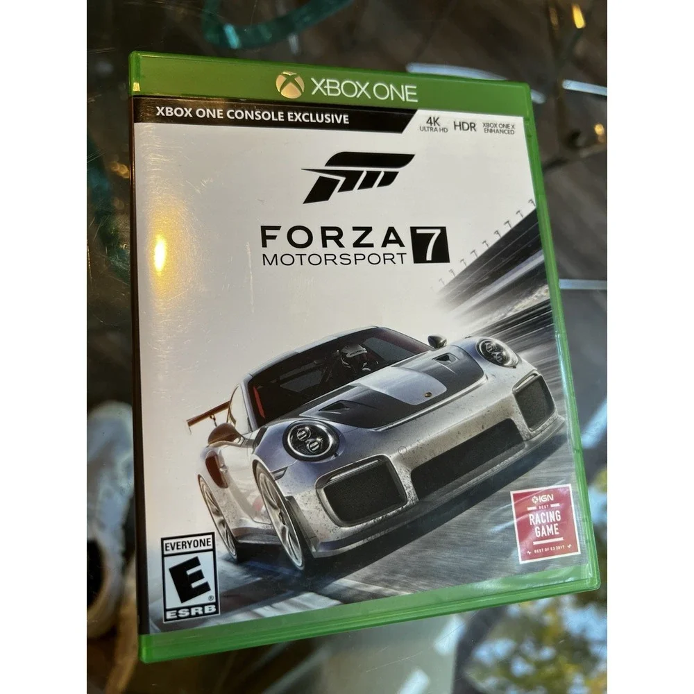 Forza 7 Motorsport - Microsoft Xbox One (Missing Manual) Racing Game 4K Tested.